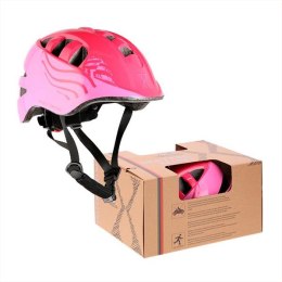 Kask Dziecięcy MTW08 Różowy S (51-57cm) | Bezpieczny i Stylowy!
