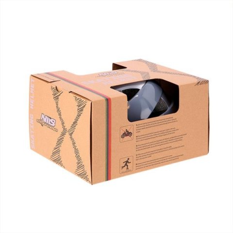 Kask Dziecięcy NILS EXTREME MTW08 Szary Rozmiar S (51-57cm) - Bezpieczny Kask Dziecięcy NILS EXTREME MTW08 Szary Rozmiar S (51-57cm) - Bezpieczny