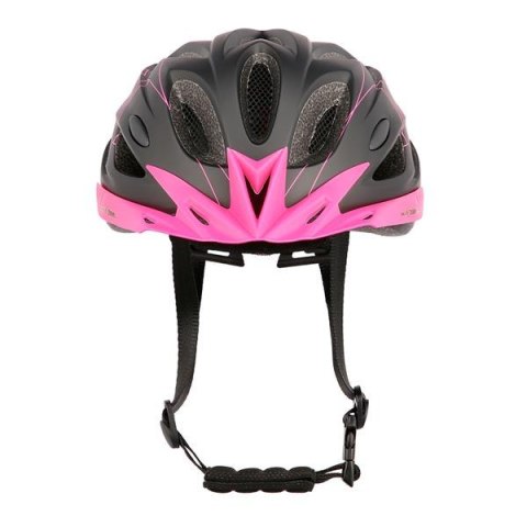 Kask NILS EXTREME MTW291 CZARNO-RÓŻOWY ROZM. M (51-60CM) - Bezpieczny Kask NILS EXTREME MTW291 CZARNO-RÓŻOWY ROZM. M (51-60CM) - Bezpieczny