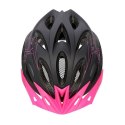 Kask NILS EXTREME MTW291 CZARNO-RÓŻOWY ROZM. M (51-60CM) - Bezpieczny