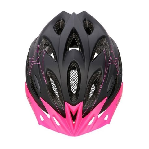 Kask NILS EXTREME MTW291 CZARNO-RÓŻOWY ROZM. M (51-60CM) - Bezpieczny Kask NILS EXTREME MTW291 CZARNO-RÓŻOWY ROZM. M (51-60CM) - Bezpieczny