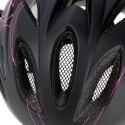 Kask NILS EXTREME MTW291 CZARNO-RÓŻOWY ROZM. M (51-60CM) - Bezpieczny