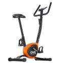 RW3011 Rower mechaniczny One Fitness czarno-pomarańczowy siodełko regulowane