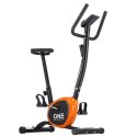 RW3011 Rower mechaniczny One Fitness czarno-pomarańczowy siodełko regulowane