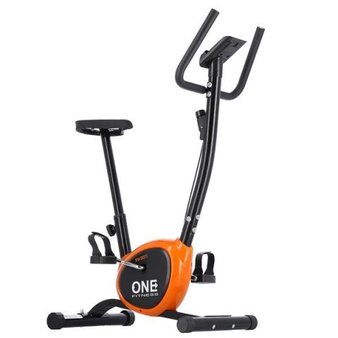 RW3011 Rower mechaniczny One Fitness czarno-pomarańczowy siodełko regulowane RW3011 Rower mechaniczny One Fitness czarno-pomarańczowy siodełko regulowane
