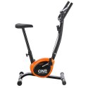 RW3011 Rower mechaniczny One Fitness czarno-pomarańczowy siodełko regulowane