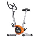 RW3011 Rower mechaniczny One Fitness srebrno-pomarańczowy regulowany