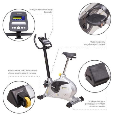 M6993 rower stacjonarny magnetyczny programowany HMS PREMIUM 8kg M6993 rower stacjonarny magnetyczny programowany HMS PREMIUM 8kg