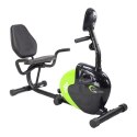 R9259 Poziomy rower stacjonarny magnetyczny HMS 9 kg biało-zielony