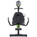 R9259 Poziomy rower stacjonarny magnetyczny HMS 9 kg biało-zielony