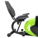R9259 Poziomy rower stacjonarny magnetyczny HMS 9 kg biało-zielony