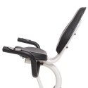 R9259 Poziomy rower magnetyczny HMS 9 kg biało-zielony z oparciem
