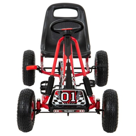 GOKART AUTO NA PEDAŁY ENERO 01 CZERWONY GOKART AUTO NA PEDAŁY ENERO 01 CZERWONY