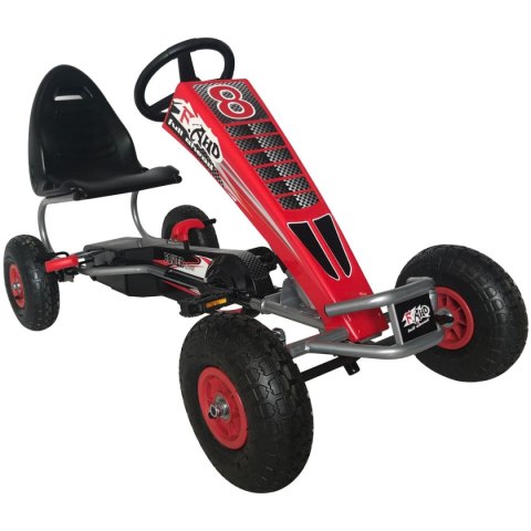 GOKART AUTO NA PEDAŁY ENERO 14 CZERWONY GOKART AUTO NA PEDAŁY ENERO 14 CZERWONY