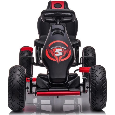 GOKART AUTO NA PEDAŁY ENERO 18 CZARNO CZERWONY GOKART AUTO NA PEDAŁY ENERO 18 CZARNO CZERWONY