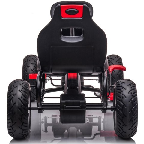 GOKART AUTO NA PEDAŁY ENERO 18 CZARNO CZERWONY GOKART AUTO NA PEDAŁY ENERO 18 CZARNO CZERWONY