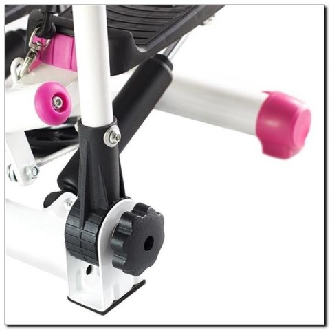 S3085 stepper skośny z ramionami i linkami HMS różowo-biały fitness S3085 stepper skośny z ramionami i linkami HMS różowo-biały fitness