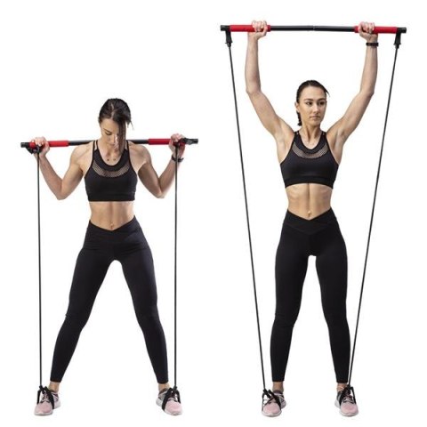 DC30 Drążek do pilatesu z gumami oporowymi HMS 1–13 kg DC30 Drążek do pilatesu z gumami oporowymi HMS 1–13 kg