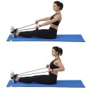 DC30 Drążek do pilatesu z gumami oporowymi HMS 1–13 kg