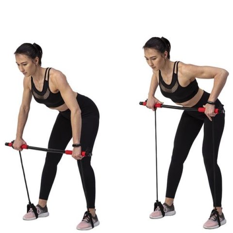 DC30 Drążek do pilatesu z gumami oporowymi HMS 1–13 kg DC30 Drążek do pilatesu z gumami oporowymi HMS 1–13 kg