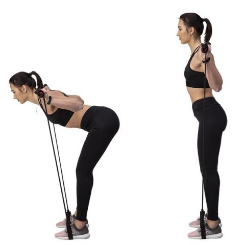 DC30 Drążek do pilatesu z gumami oporowymi HMS 1–13 kg DC30 Drążek do pilatesu z gumami oporowymi HMS 1–13 kg