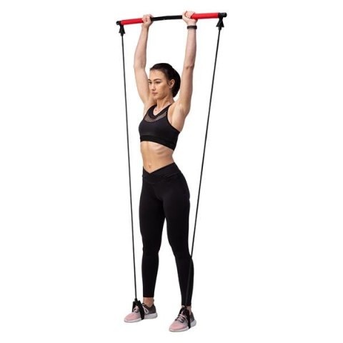 DC30 Drążek do pilatesu z gumami oporowymi HMS 1–13 kg DC30 Drążek do pilatesu z gumami oporowymi HMS 1–13 kg