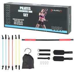 DC31 Zestaw Drążek do Pilatesu z Gumami HMS - Idealny do Treningu w Domu!