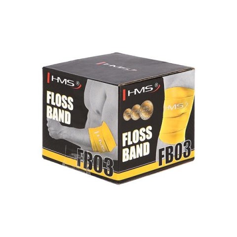 FB03 GRAY 1.5 x 50 x 2080 MM FLOSS BAND GUMA DO ĆWICZEŃ HMS FB03 GRAY 1.5 x 50 x 2080 MM FLOSS BAND GUMA DO ĆWICZEŃ HMS