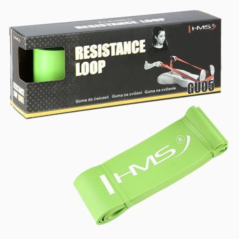 GU05 LIME guma treningowa oporowa 30–78 kg 2080 mm HMS GU05 LIME guma treningowa oporowa 30–78 kg 2080 mm HMS
