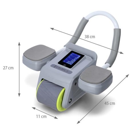 KA08 GRAY ABS AUTOMATYCZNE KOŁO DO ĆWICZEŃ MIĘŚNI BRZUCHA Z WYŚWIETLACZEM LCD I ŁADOWANIEM HMS KA08 GRAY ABS AUTOMATYCZNE KOŁO DO ĆWICZEŃ MIĘŚNI BRZUCHA Z WYŚWIETLACZEM LCD I ŁADOWANIEM HMS