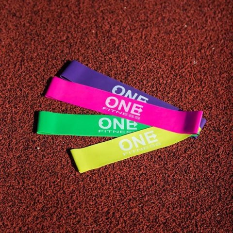 PBF SET04 ZESTAW GUM DO ĆWICZEŃ ONE FITNESS PBF SET04 ZESTAW GUM DO ĆWICZEŃ ONE FITNESS