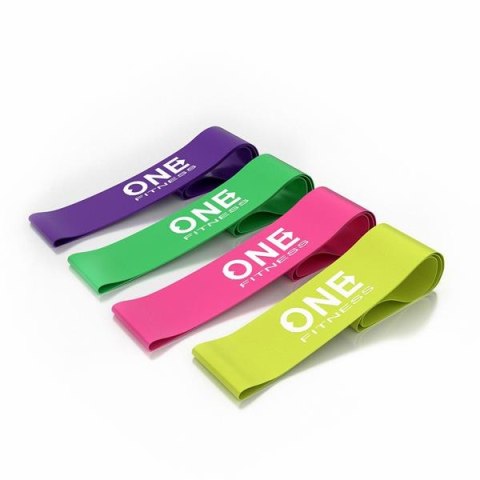 PBF SET04 ZESTAW GUM DO ĆWICZEŃ ONE FITNESS PBF SET04 ZESTAW GUM DO ĆWICZEŃ ONE FITNESS
