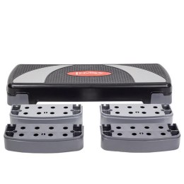 AS004 BLACK/GRAY STEP DO AEROBIKU HMS - Trening HIT , Cardio , Łydki w domu