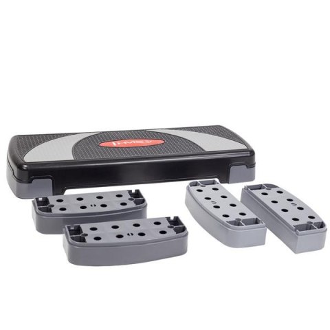 AS004 BLACK/GRAY STEP DO AEROBIKU HMS - Trening HIT , Cardio , Łydki w domu AS004 BLACK/GRAY STEP DO AEROBIKU HMS - Trening HIT , Cardio , Łydki w domu