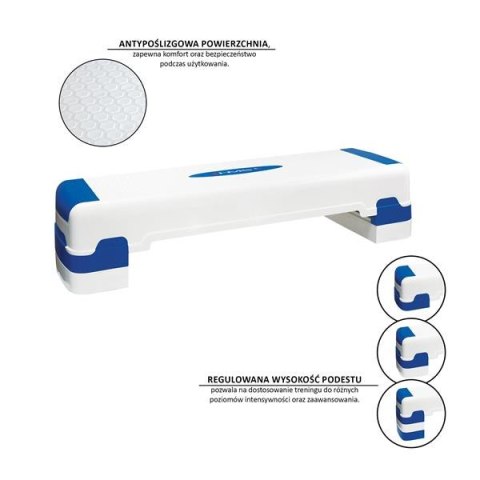 AS005 WHITE/BLUE STEP DO AEROBIKU HMS AS005 WHITE/BLUE STEP DO AEROBIKU HMS