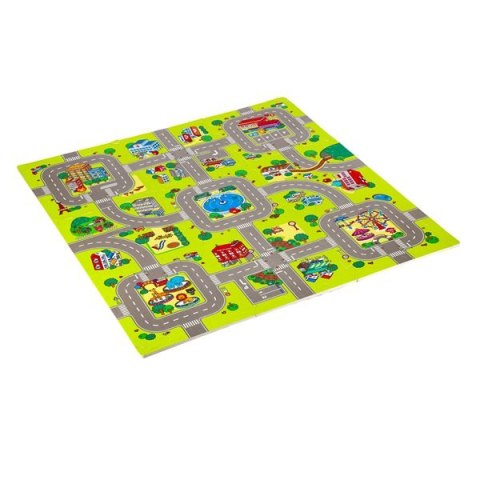 MD02 MATA DZIECIĘCA PUZZLE CARS 9 ELEMENTÓW 90x90CM NILS FUN MD02 MATA DZIECIĘCA PUZZLE CARS 9 ELEMENTÓW 90x90CM NILS FUN