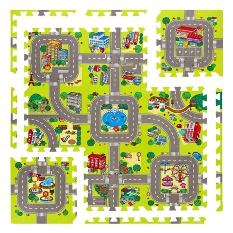 MD02 MATA DZIECIĘCA PUZZLE CARS 9 ELEMENTÓW 90x90CM NILS FUN MD02 MATA DZIECIĘCA PUZZLE CARS 9 ELEMENTÓW 90x90CM NILS FUN
