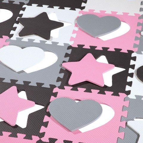 MD03 MATA DZIECIĘCA PUZZLE KOJEC PINK HEARTS 36 ELEMENTÓW 140x140CM NILS FUN MD03 MATA DZIECIĘCA PUZZLE KOJEC PINK HEARTS 36 ELEMENTÓW 140x140CM NILS FUN