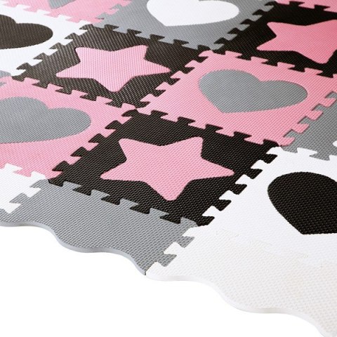 MD03 MATA DZIECIĘCA PUZZLE KOJEC PINK HEARTS 36 ELEMENTÓW 140x140CM NILS FUN MD03 MATA DZIECIĘCA PUZZLE KOJEC PINK HEARTS 36 ELEMENTÓW 140x140CM NILS FUN