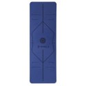 YM10 Mata do jogi 0.8 cm granatowa TPE HMS + pasy transportowe