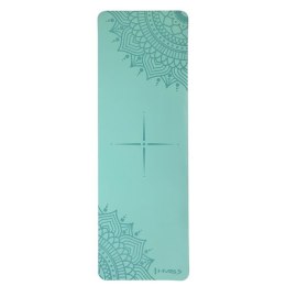 YM10 Mata do jogi miętowa TPE 182x61x0,8 cm HMS + pasek/pokrowiec
