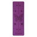 YM10 Mata do jogi fioletowa TPE 182x61x0,8 cm HMS + pasek/pokrowiec