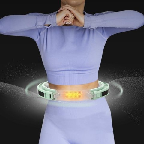 HHM13 HULA HOP GREEN Z MAGNESAMI I OBCIĄŻNIKIEM + LICZNIK HMS HHM13 HULA HOP GREEN Z MAGNESAMI I OBCIĄŻNIKIEM + LICZNIK HMS