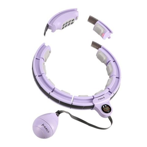 HHM13 HULA HOP VIOLET Z MAGNESAMI I OBCIĄŻNIKIEM + LICZNIK HMS HHM13 HULA HOP VIOLET Z MAGNESAMI I OBCIĄŻNIKIEM + LICZNIK HMS