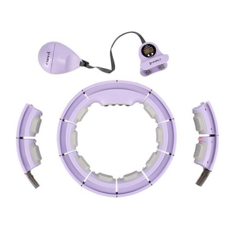 HHM13 HULA HOP VIOLET Z MAGNESAMI I OBCIĄŻNIKIEM + LICZNIK HMS HHM13 HULA HOP VIOLET Z MAGNESAMI I OBCIĄŻNIKIEM + LICZNIK HMS
