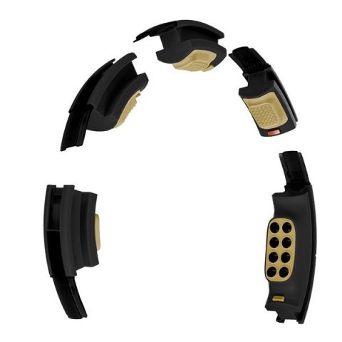HHM13 NEW HULA HOP BLACK/GOLD Z MAGNESAMI I OBCIĄŻNIKIEM + LICZNIK HMS HHM13 NEW HULA HOP BLACK/GOLD Z MAGNESAMI I OBCIĄŻNIKIEM + LICZNIK HMS