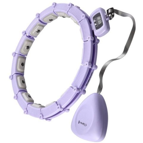 HHM14 HULA HOP VIOLET Z MAGNESAMI I OBCIĄŻNIKIEM + LICZNIK HMS HHM14 HULA HOP VIOLET Z MAGNESAMI I OBCIĄŻNIKIEM + LICZNIK HMS