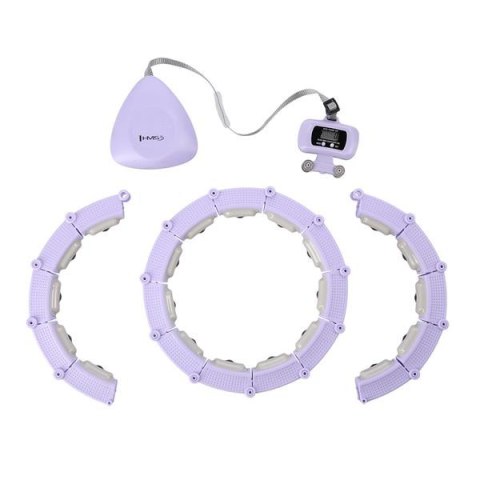 HHM14 HULA HOP VIOLET Z MAGNESAMI I OBCIĄŻNIKIEM + LICZNIK HMS HHM14 HULA HOP VIOLET Z MAGNESAMI I OBCIĄŻNIKIEM + LICZNIK HMS
