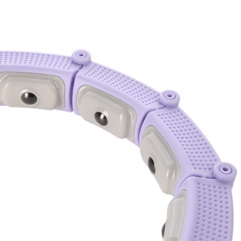 HHM14 HULA HOP VIOLET Z MAGNESAMI I OBCIĄŻNIKIEM + LICZNIK HMS HHM14 HULA HOP VIOLET Z MAGNESAMI I OBCIĄŻNIKIEM + LICZNIK HMS
