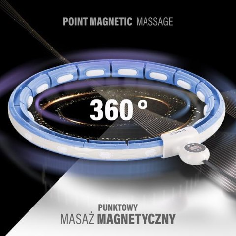 HHM15 BLUE – Hula Hop z Magnesami i Licznikiem HMS HHM15 BLUE – Hula Hop z Magnesami i Licznikiem HMS